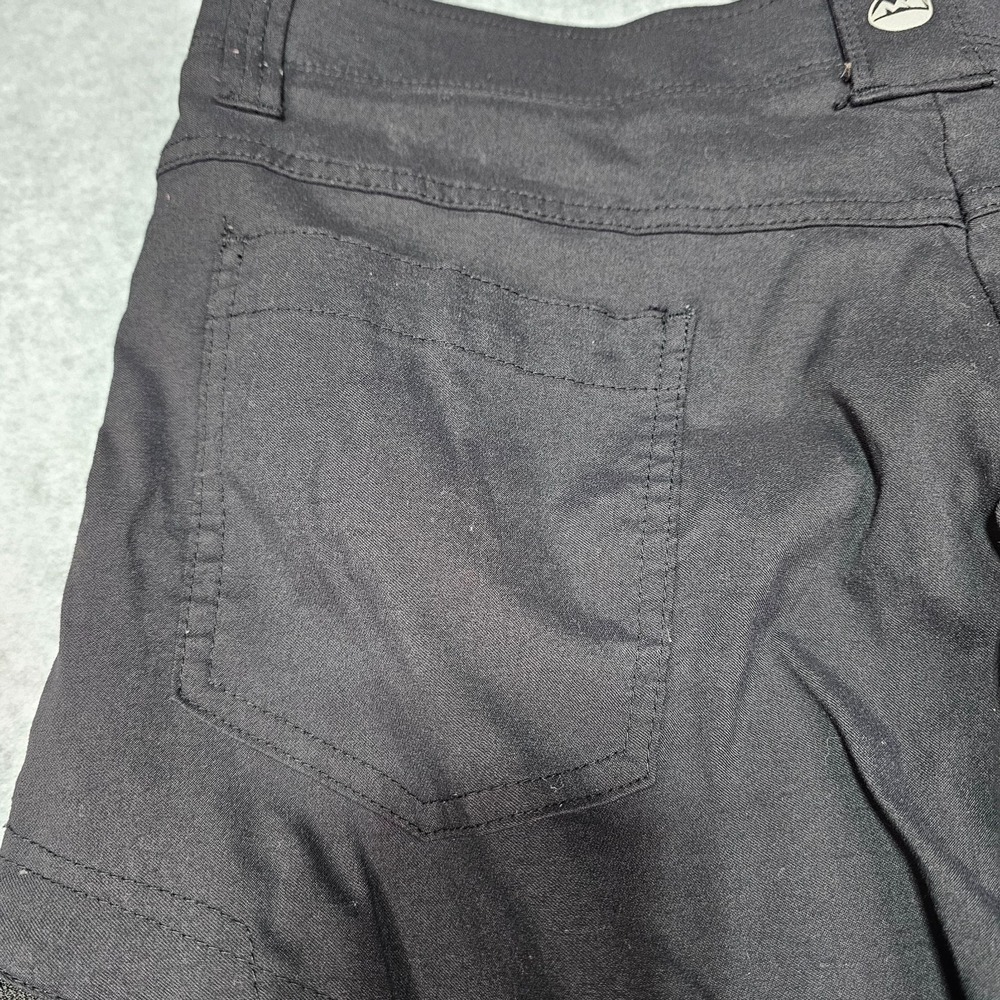 Wrangler Pants Mens 40x30 Black Performance Zip Cargo UPF 50 Outdoors Hiking - Picture 7 of 16